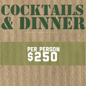 <br>Cocktails & Dinner